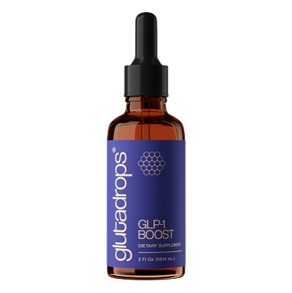 GlutaDrops liquid glutathione supplement bottle